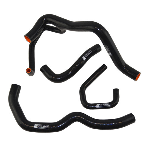 EAZI-GRIP SILICONE HOSE KIT (RACE) - KAWASAKI ZX-6R 2009 - 2019  BLACK