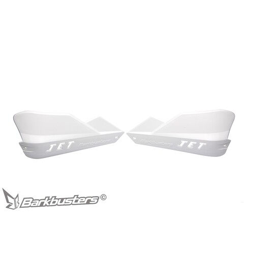 BARKBUSTERS JET PLASTIC GUARDS ONLY - WHITE