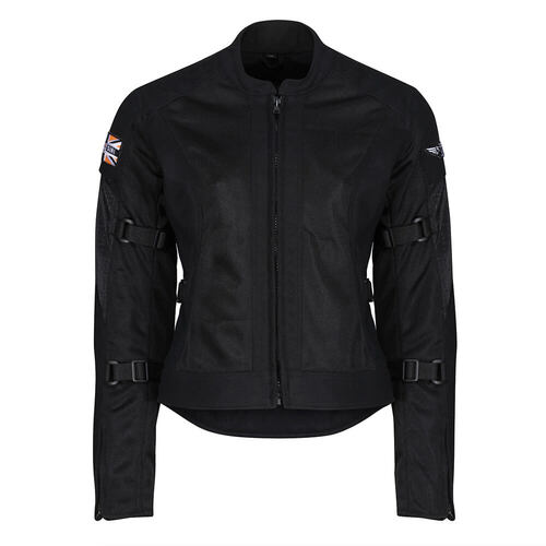 MOTOGIRL JODIE MESH SUMMER JACKET BLACK L (14)