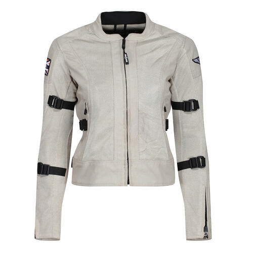 MOTOGIRL JODIE MESH SUMMER JACKET NATURAL XXS (6)