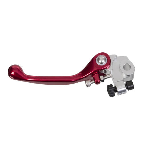 WHITES FLEXIBLE FORGED CLUTCH LEVER RED - GASGAS