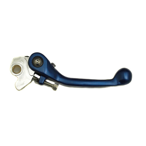 WHITES FOLDING BRAKE LEVER BLUE - YAMAHA YZ/YZF SUZUKI RM/RMZ KAWASAKI KX/KXF