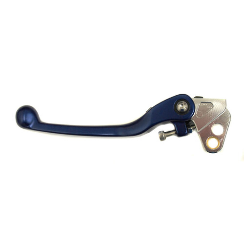 WHITES FOLDING CLUTCH LEVER BLUE - YAMAHA YZ '94-99/ SUZUKI RM '00-09