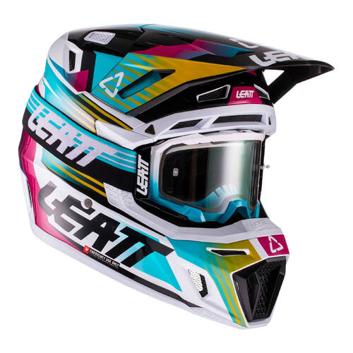 LEATT 22 HELMET KIT MOTO 8.5 AQUA V22 XXL