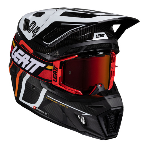 Leatt 2025 9.5 Helmet Kit Carbon White XS