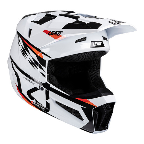 Leatt 2025 3.5 Junior Helmet Kit White M