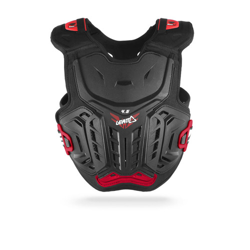 LEATT CHEST PROTECTOR 4.5 JUNIOR BLACK RED S/M