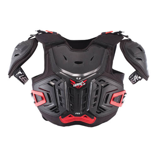 LEATT CHEST PROTECTOR 4.5 PRO JUNIOR BLACK RED S/M