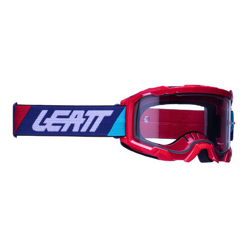 LEATT GOGGLE VELOCITY 4.5 RED CLEAR 83%