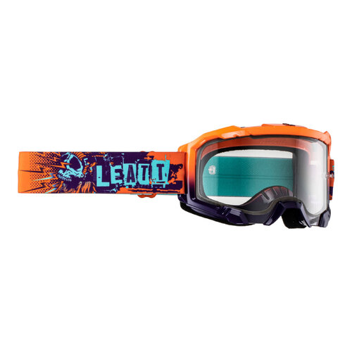 LEATT GOGGLE VELOCITY 4.5 ORANGE CLEAR 83%