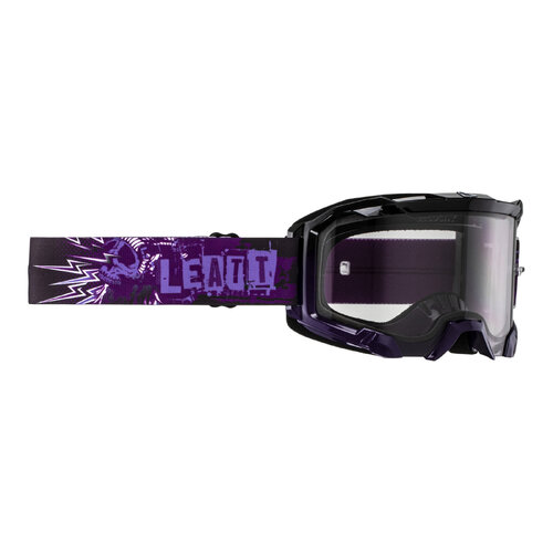 LEATT GOGGLE VELOCITY 4.5 UV LIGHT GREY 58%