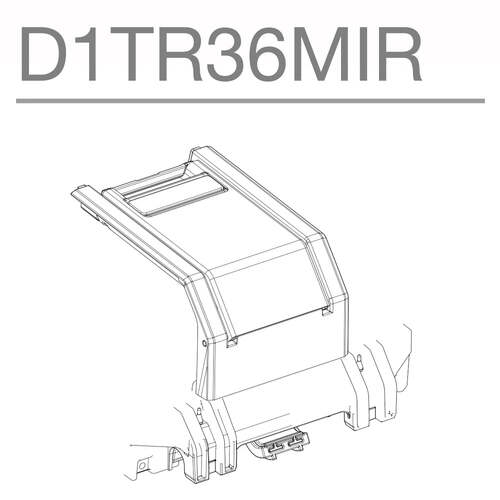 SHAD TERRA 36 PANNIER LOWER LATCH/HANDLE ASSEMBLY - LSA909