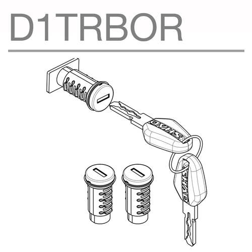 SHAD TERRA ALLOY CASES 3x LOCK CYLINDER & 2x KEYS - LSA895