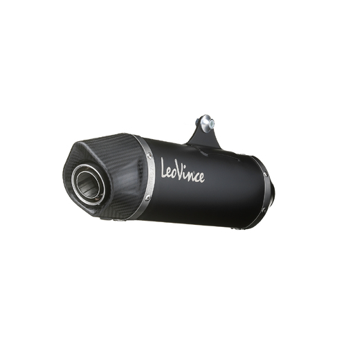 LEO VINCE FULL SYSTEM STAINLESS BLACK NERO MUFFLER GTS 300 '21>