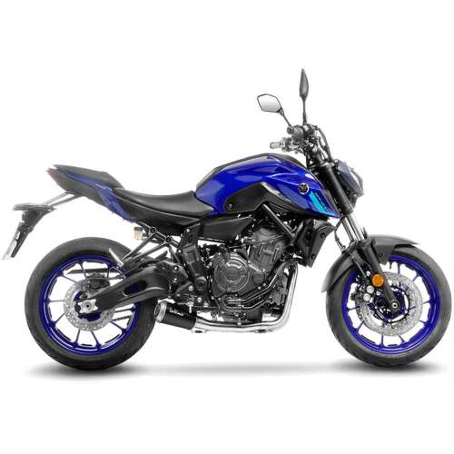 LEO VINCE FULL SYSTEM STAINLESS LV-10 MUFFLER - YAMAHA MT-07 '21-24