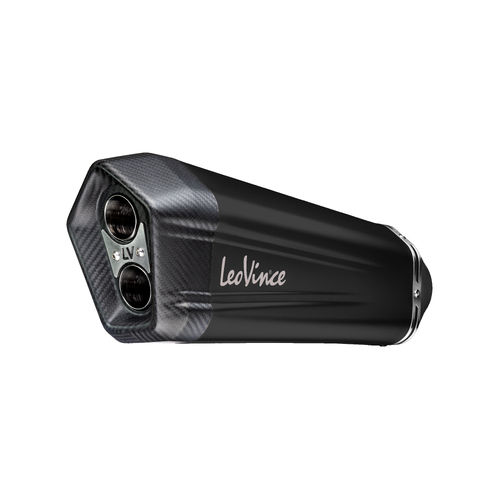 LEO VINCE FULL SYSTEM STAINLESS BLACK LV-12 MUFFLER T-MAX 560/TECH MAX '20>