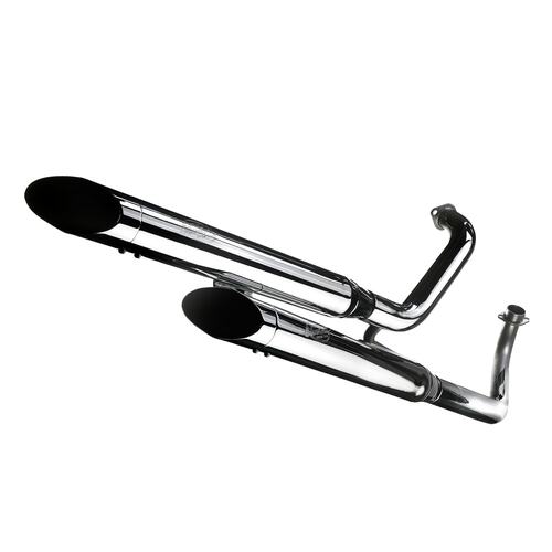 LEO VINCE FULL SYSTEM CHROME K02 MUFFLER VN 800 CLASSIC '96-06