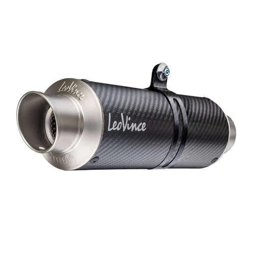 LEO VINCE SLIP-ON MATTE CARBON GP CORSA MUFFLER NINJA 400 / Z 400 '18> 