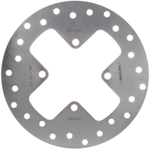 MTX BRAKE DISC SOLID TYPE FRONT L/R - MDS17001