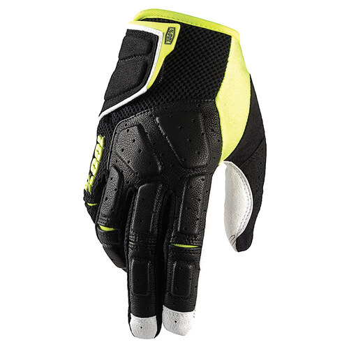 100% SIMI MTB GLOVES BLACK LIME S