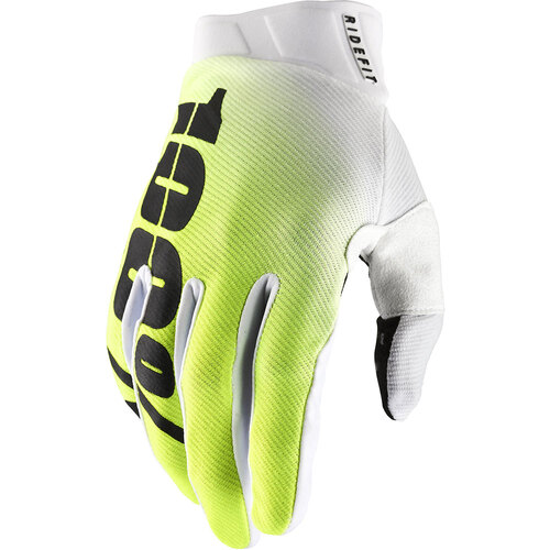 100% RIDEFIT KORP GLOVES YELLOW S