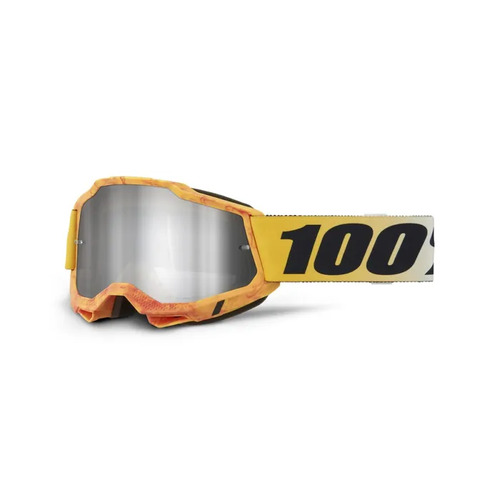 100% ACCURI 2 GOGGLE RAZZA MIRROR SILVER LENS