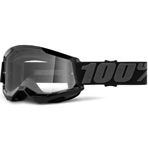 100% STRATA 2 GOGGLE BLACK