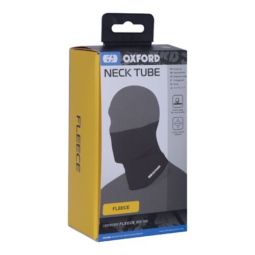 OXFORD NECK TUBE FLEECE BLACK