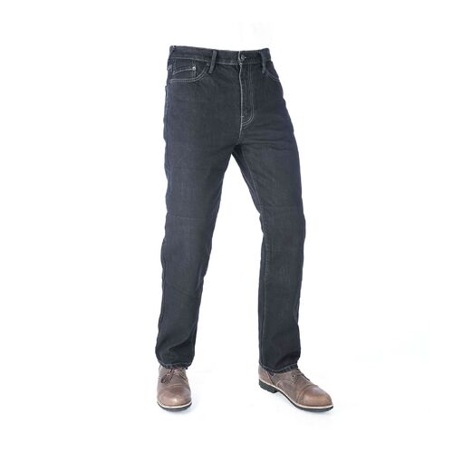 OXFORD ORIGINAL CE ARMOURLITE JEAN BLACK STRAIGHT LONG 32