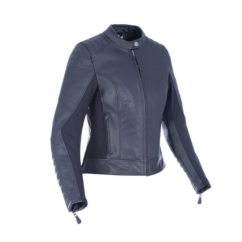 OXFORD BECKLEY LADIES LEATHER JACKET BLACK 8 (4)