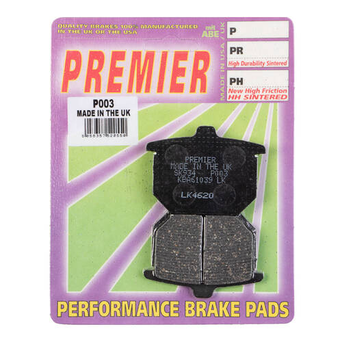 Premier Brake Pads P Organic Standard - P03