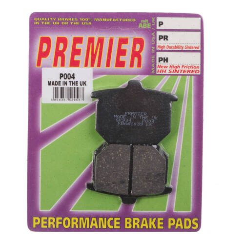 Premier Brake Pads P Organic Standard - P04