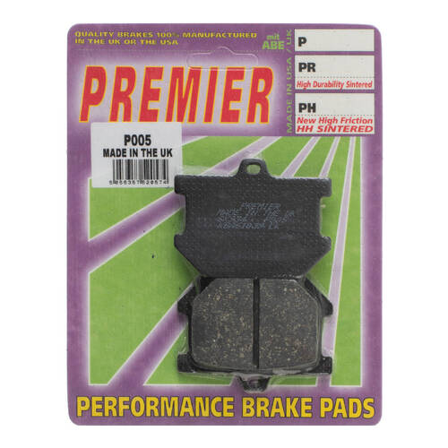 Premier Brake Pads P Organic Standard - P05