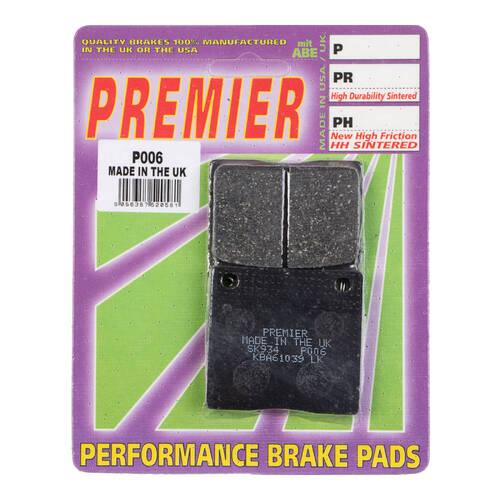 Premier Brake Pads P Organic Standard - P06