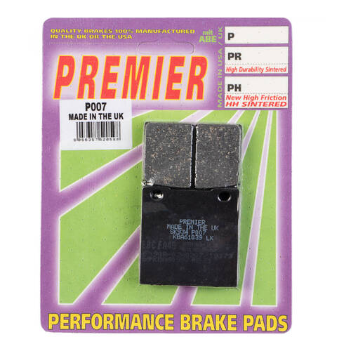 Premier Brake Pads P Organic Standard - P07