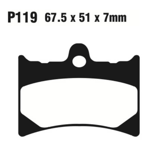 Premier Brake Pads P Organic Standard - P119