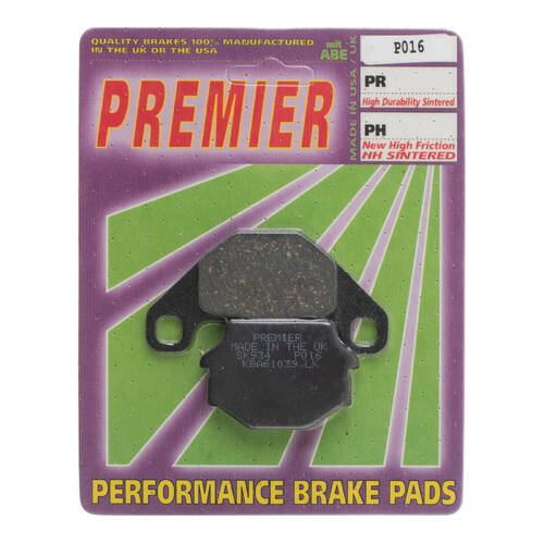 Premier Brake Pads P Organic Standard - P16