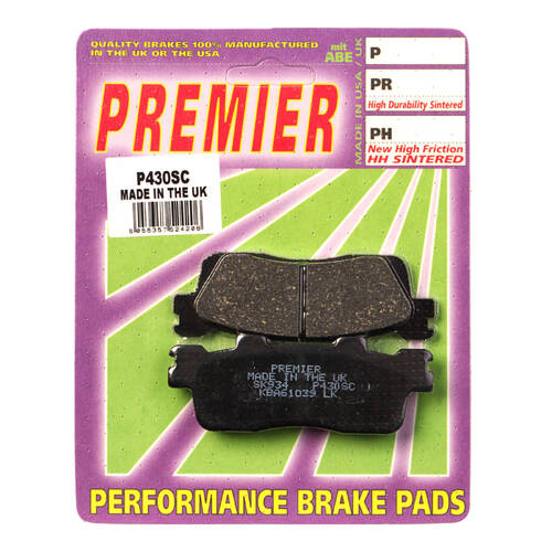 Premier Brake Pads P-SC Organic Scooter - P430SC