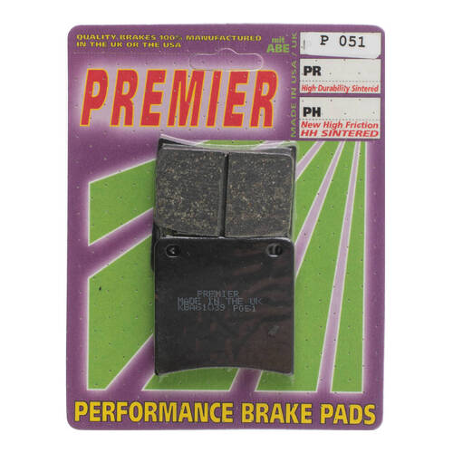 Premier Brake Pads P Organic Standard - P51