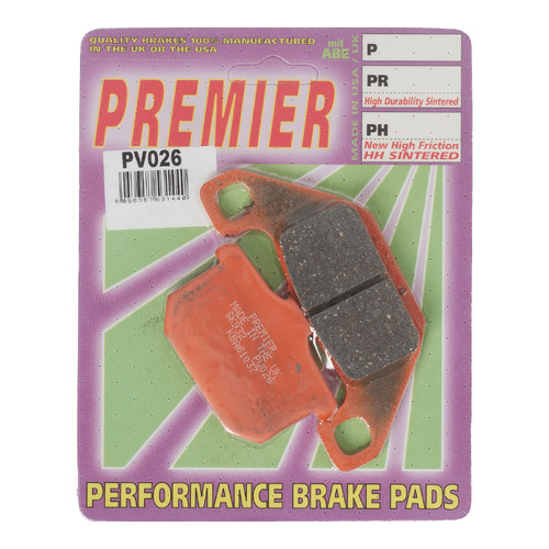 Premier Brake Pads PV Semi Sintered - PV026