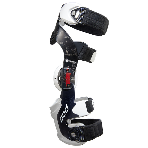 POD K8 3.0 KNEE BRACE CARBON WHITE LEFT - LARGE