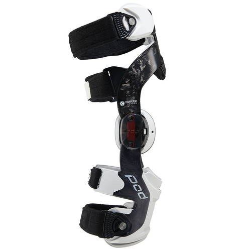 POD K8 3.0 KNEE BRACE CARBON WHITE RIGHT - LARGE