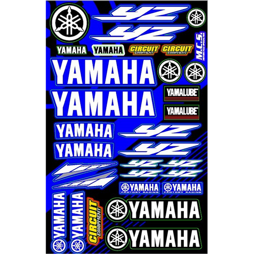 MOTORCYCLE SPECIALTIES YAMAHA YZ STICKER KIT - PROYZ3