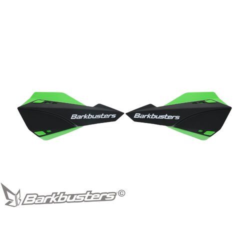 BARKBUSTERS SABRE MX/ENDURO HANDGUARD - BLACK GREEN (WITH WIND DEFLECTORS)