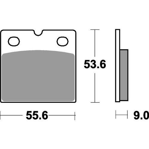 SBS 506LS REAR PADS - SINTER STREET