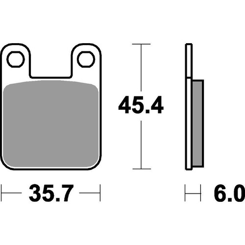 SBS 559HF FRONT/REAR PADS - CERAMIC STREET