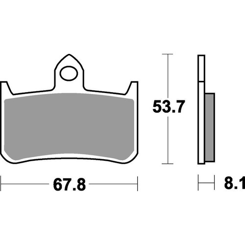 SBS 622HS FRONT PADS - SINTER STREET