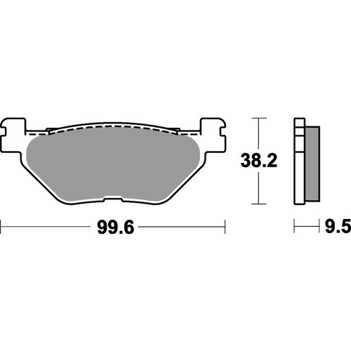 SBS 769LS REAR PADS - SINTER STREET