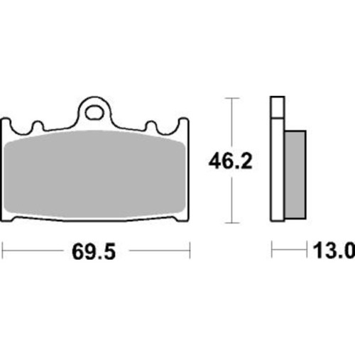 SBS 789LS REAR PADS - SINTER STREET