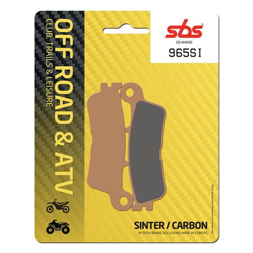 SBS 965SI FRONT/REAR PADS - SINTER OFF ROAD